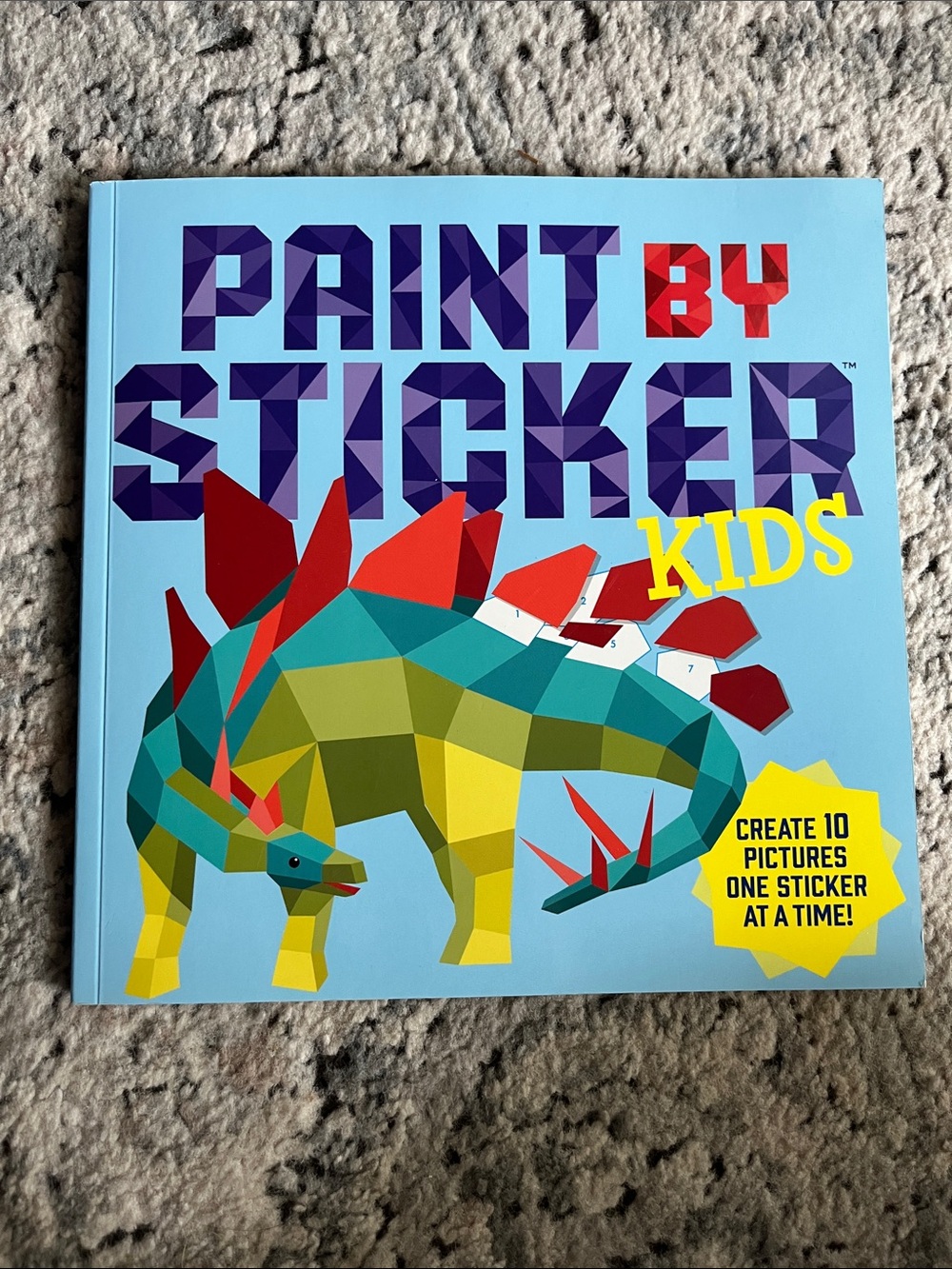 Paint By Sticker Kids Activity Book - Blue